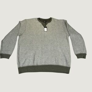 Goodlife XL Olive Night Fleece Crewneck Sweatshirt‎ Made USA NWT $110